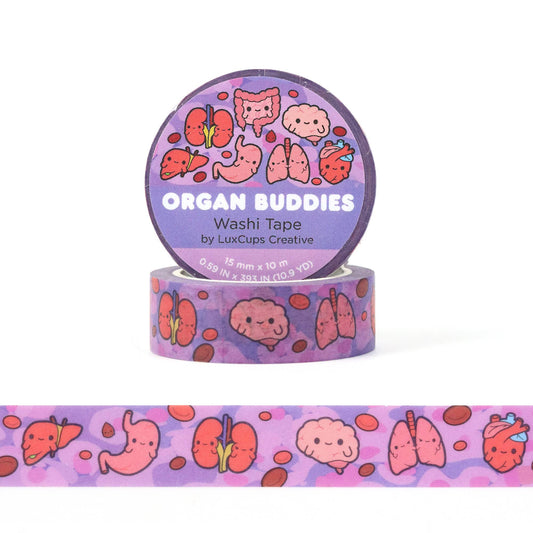 Organ Buddies Washi Tape