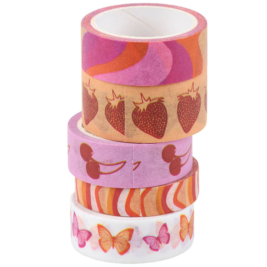 Strawberry Washi Tape Set