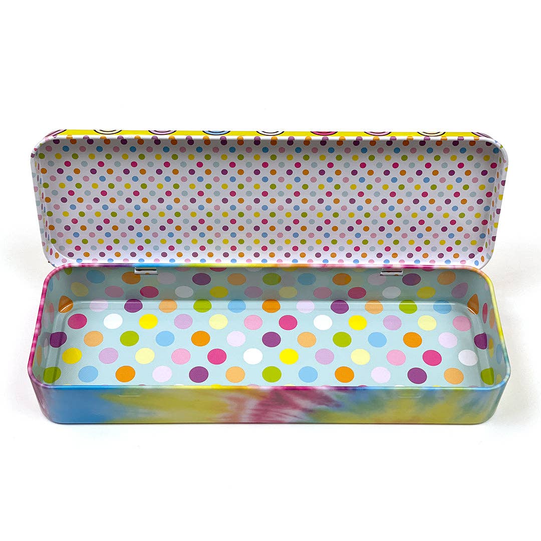 Tie Dye Pencil Box