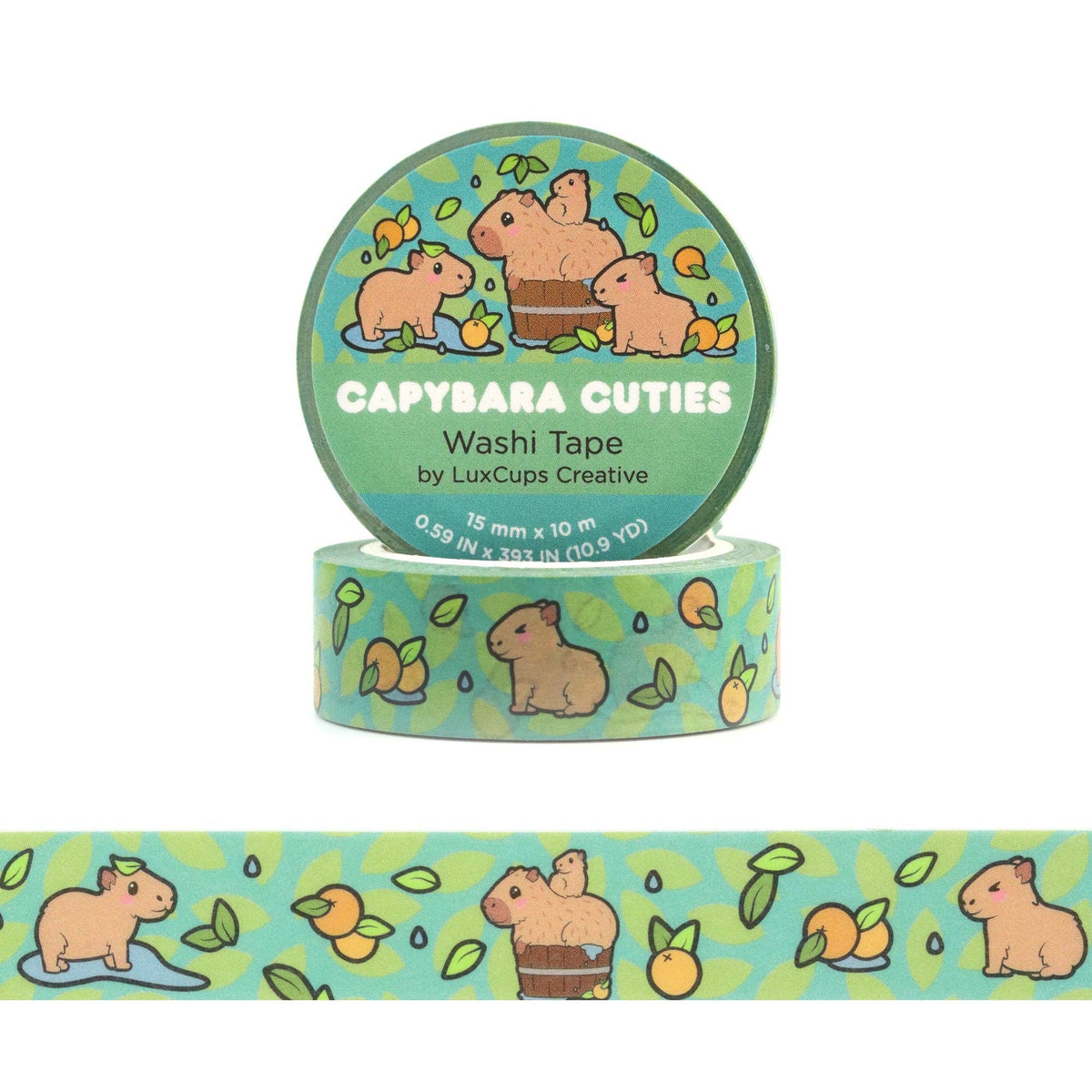 Capybara Cuties Washi Tape