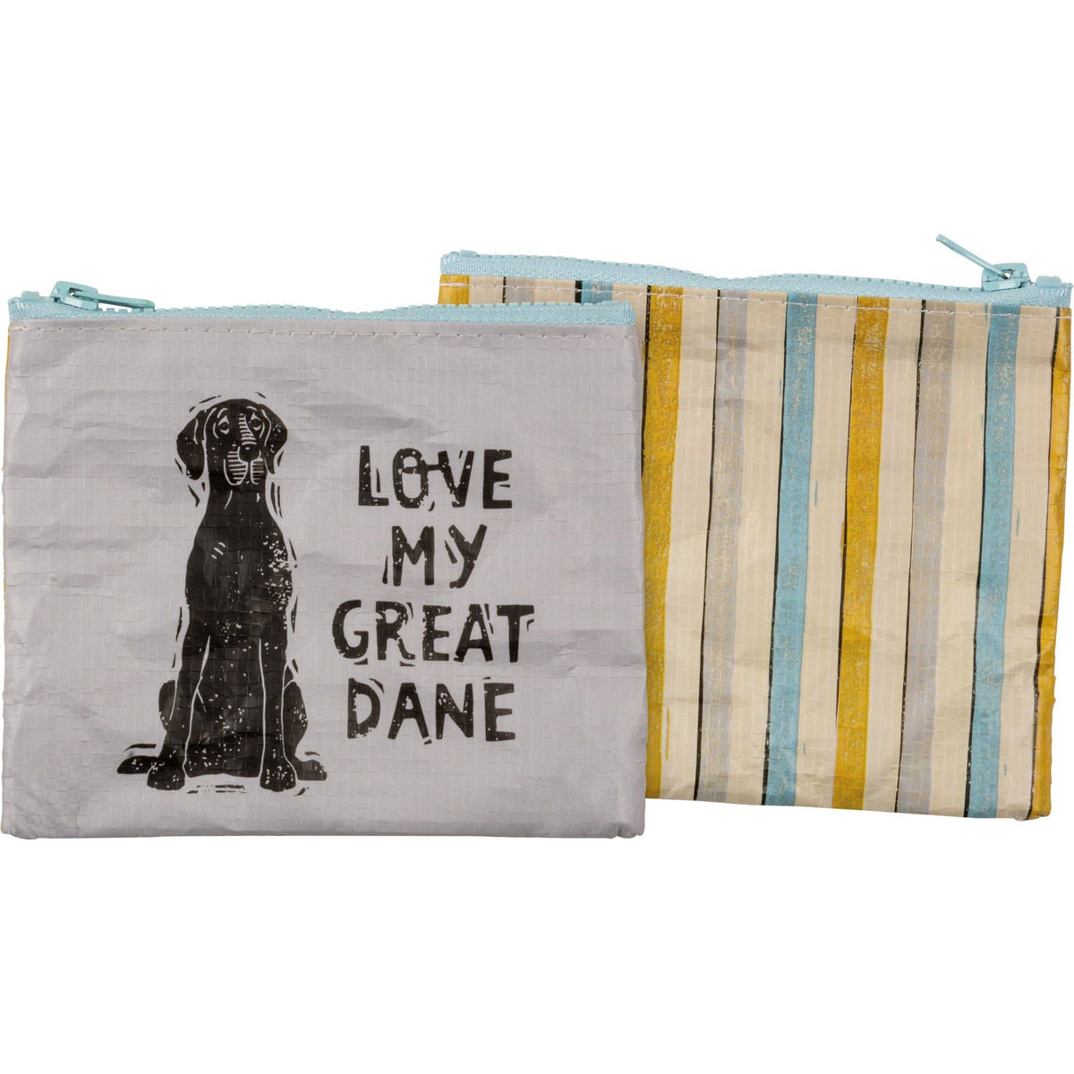 Love My Great Dane Zipper Wallet