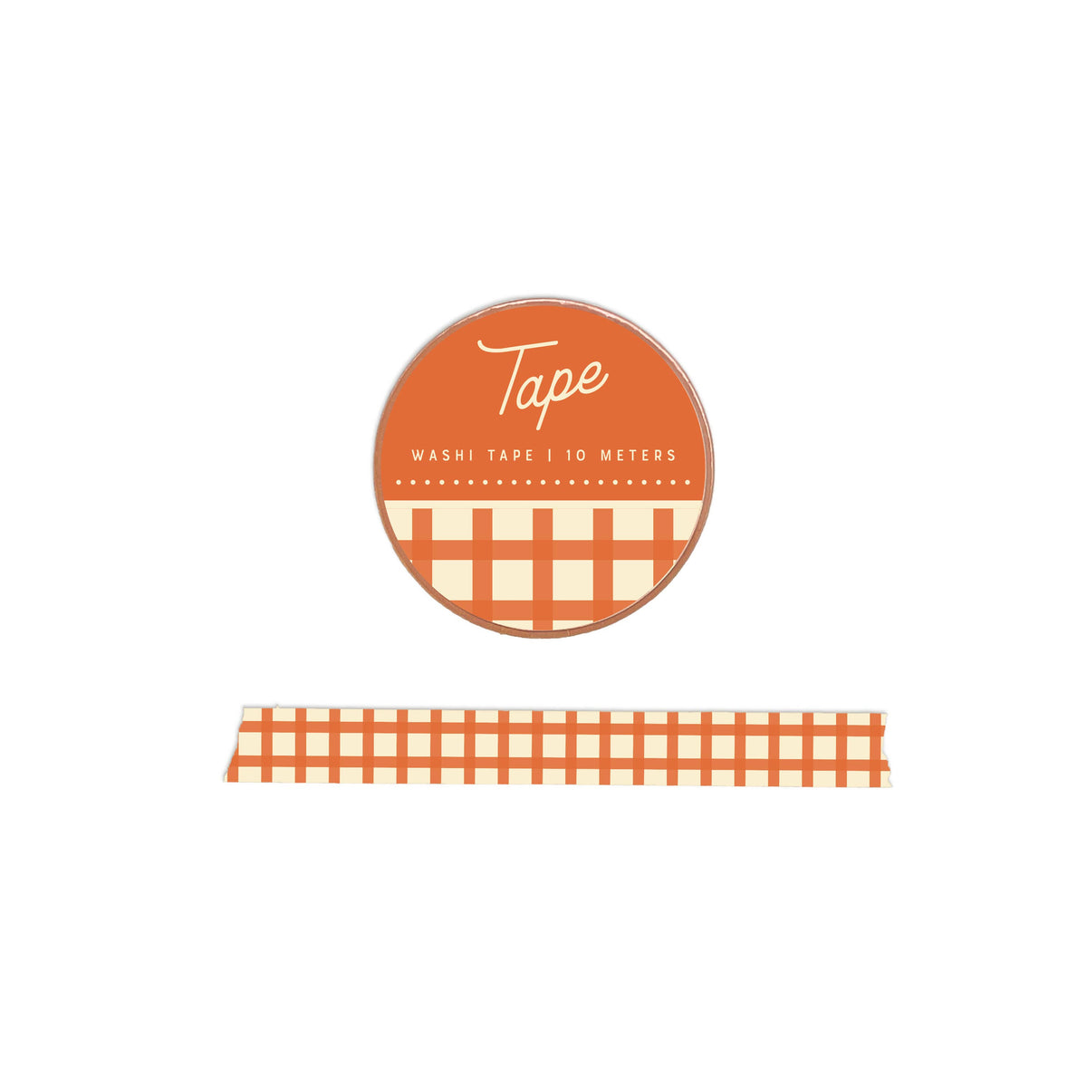 Gingham Washi Tape: Monarch